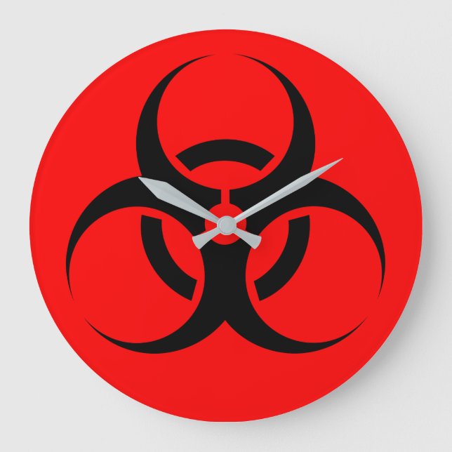 Relógio Grande Biohazard (Frente)