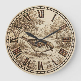 Relógio Grande Bird Wall Clock