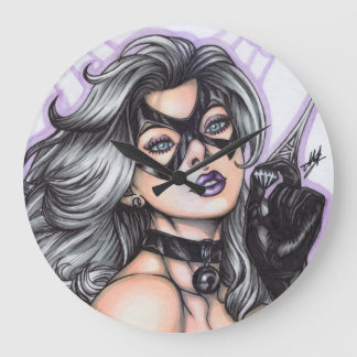 Relógio Grande Black Cat ~ Felicia Hardy