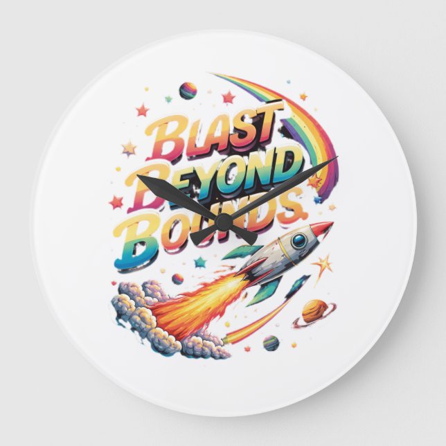 Relógio Grande BLAST BEYOND Bounds Clock  (Frente)