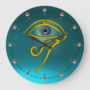 Relógio Grande BLUE TALISMAN, Turquoise Teal