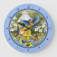 Bluebird e Hexagon Birdhouse Blue