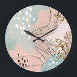 Relógio Grande Blush e Dourado I<br><div class="desc">Blush e Dourado I até June Erica Vess</div>