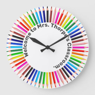 Relógio Grande Boa vinda a minha sala de aula