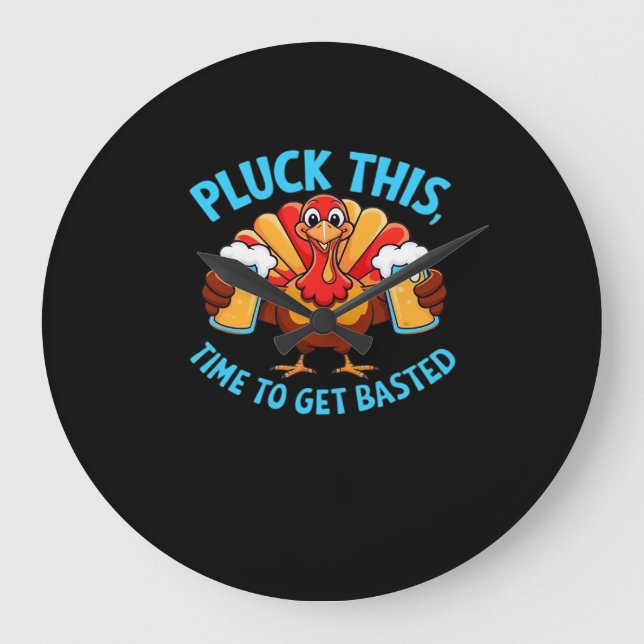 Relógio Grande Boas Tempos Feliz Jogando Camiseta Clássica (Frente)