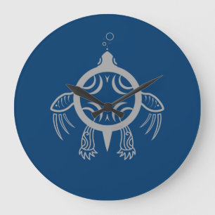 Relógio Grande Bolhas da tartaruga de mar