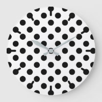 Bolinhas pretas em branco