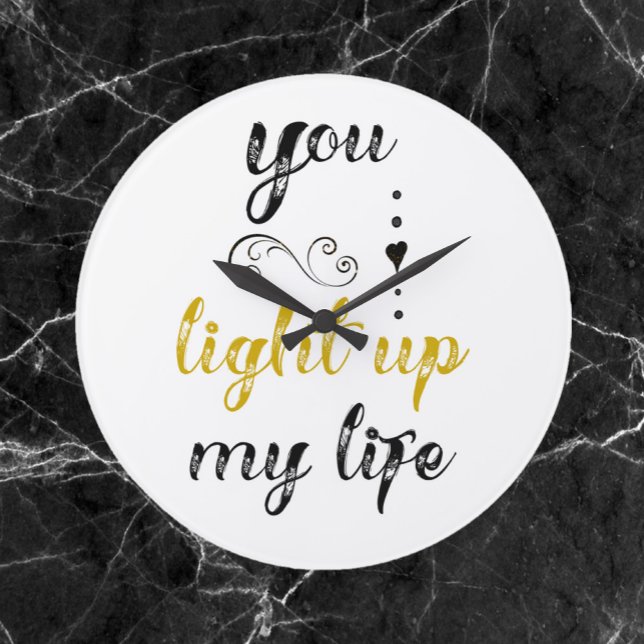 Relógio Grande Bonito Que Acenda Minha Vida (Criador carregado)