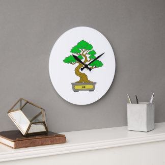 Relógio Grande Bonsai clock