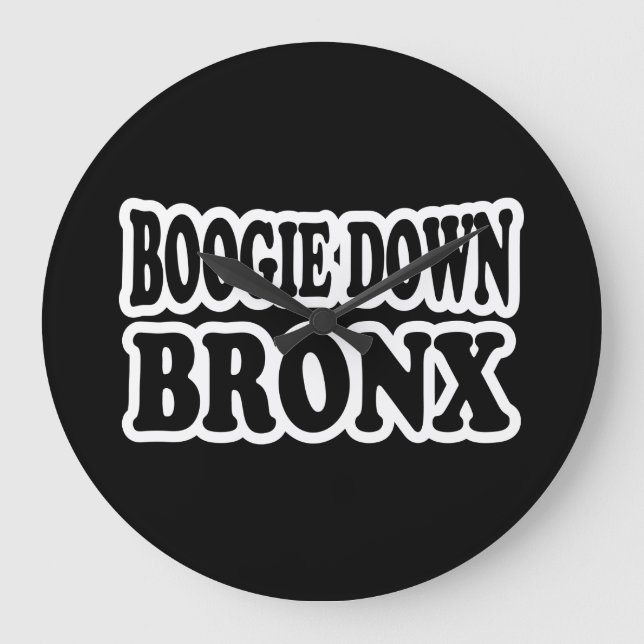 Relógio Grande Boogie Down Bronx, Nova Iorque (Frente)