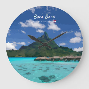 Relógio Grande Bora Bora, Polinésia Francesa - Resort de Praia