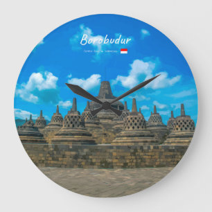 Relógio Grande Borobudur, Indonésia - Antigo Templo Budista