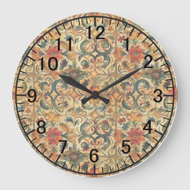 Relógio Grande Botânica de idade do ouro (Frente)