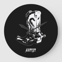 Relógio Grande Botas de cowboy