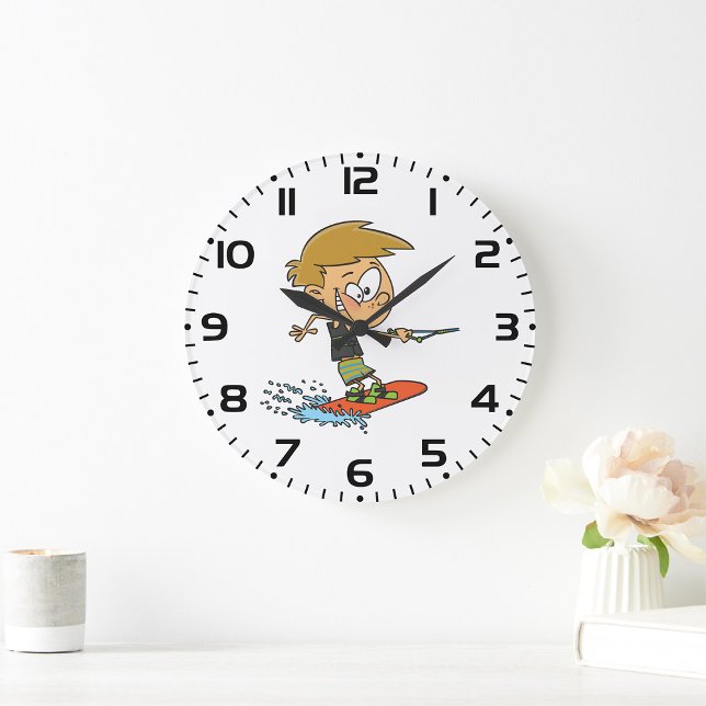 Relógio Grande Boy Wakeboard Divertimento Verão (Criador carregado)