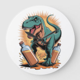 Relógio Grande Breaking More Bottles