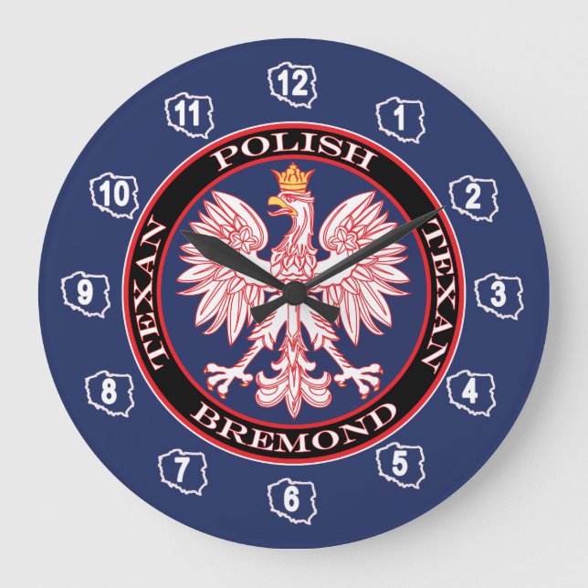 Relógio Grande Bremond Round Polish Texan (Frente)