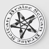 Brise Seitan Vegan Pentagram (versão escura)