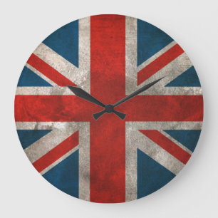 Relógio Grande British Union Jack
