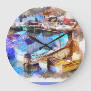 Relógio Grande Brixham Harbour Devon Reino Unido