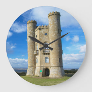 Relógio Grande Broadway Tower, perto da Broadway, Worcestershire