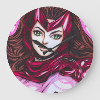 Relógio Grande Bruxa Escarlate ~ Wanda Maximoff