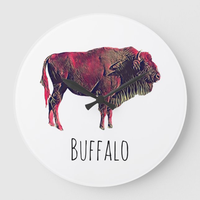 Relógio Grande Buffalo Gift (Frente)