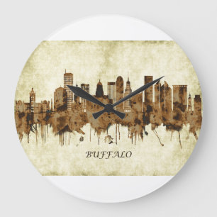 Relógio Grande Buffalo New York Cityscape