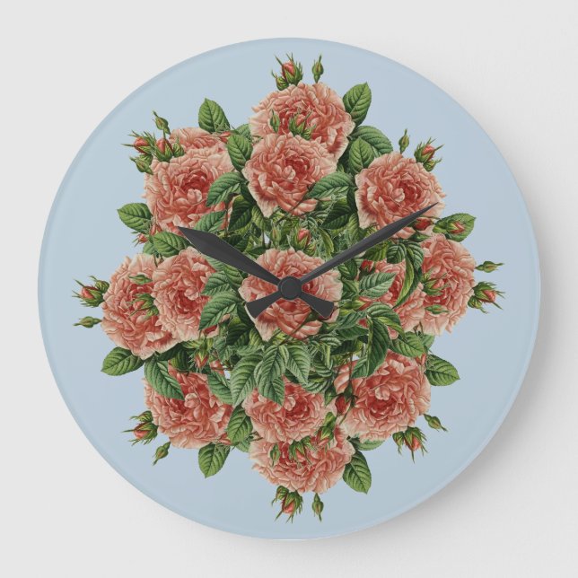 Relógio Grande buquê de Rosen rosa Rosa - Rosenbouquet (Frente)