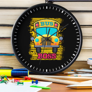 Relógio Grande Bus Boss - Apreciação do Motorista de Ônibus Es