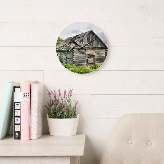 Relógio Grande Cabina quebrada no Alasca (Sala de leitura)