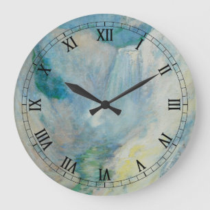 Relógio Grande Cachoeira em Yellowstone por Twachtman, Arte Antig