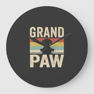 Relógio Grande Cachorro Retro Vintage Grand Paw