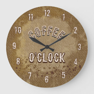 Relógio Grande Café da Hora Cozinha Rústica