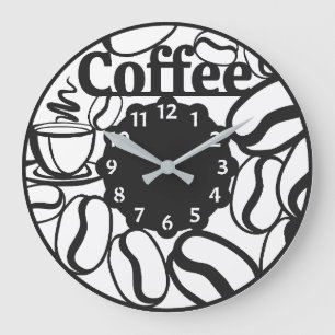 Relógio Grande Café De Bebida