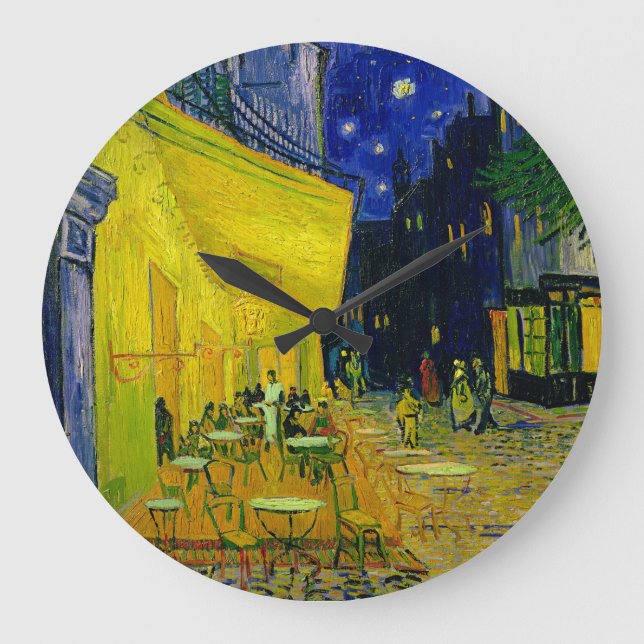 Relógio Grande Cafe Terrace Arles, Place du Forum, 1888 (Frente)