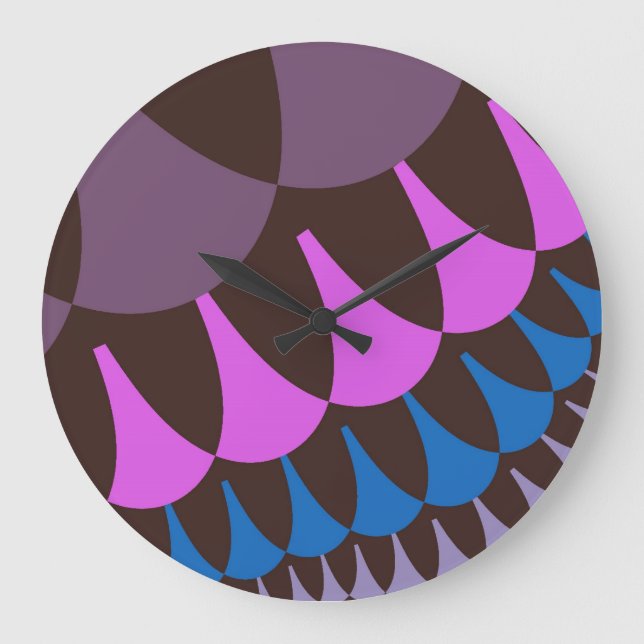 Relógio Grande Caldeiras de framboesa de chocolate (Frente)