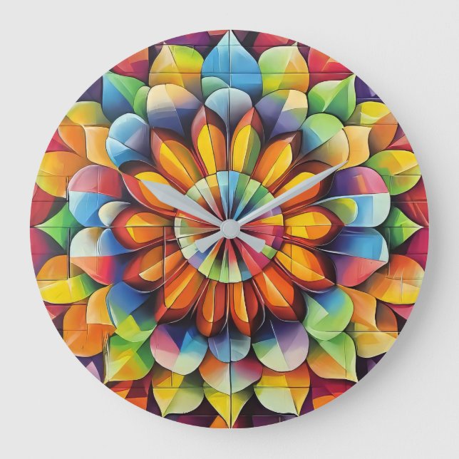 Relógio Grande Caleidescópio (Frente)