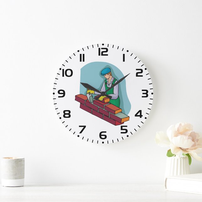 Relógio Grande Camada De Galho No Trabalho (Criador carregado)