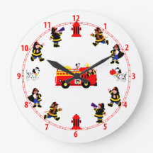 Caminhão de Fogo com Bombeiros Ocupados
