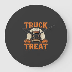 Relógio Grande Caminhão ou Tratamento de Halloween Projeto de Sem