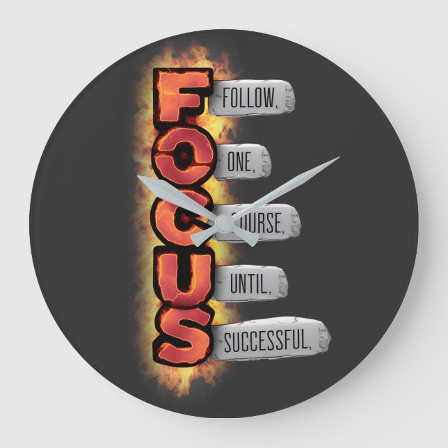 Relógio Grande Caminho para o sucesso (Frente)