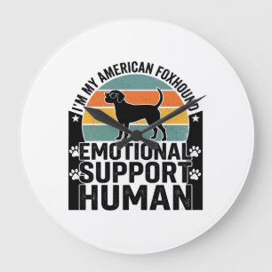 Relógio Grande Camisa de Humano de Suporte Emocional American Fox