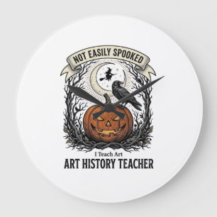 Relógio Grande Camisa de Professor de História da Arte com Gravaç