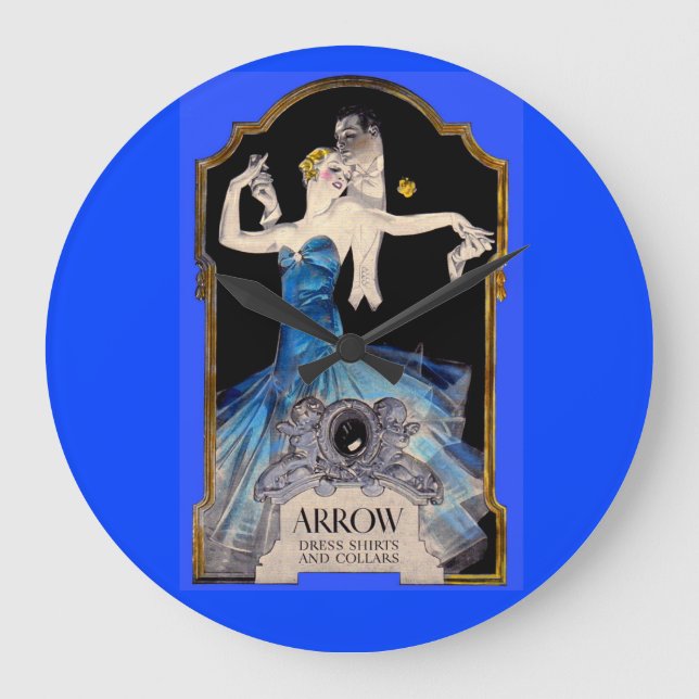 Relógio Grande Camisa de seta do 1920 Leyendecker n.o 1 (Frente)