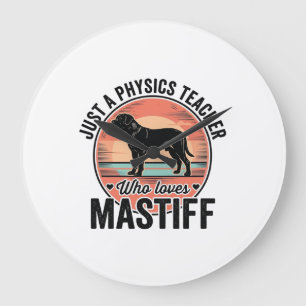 Relógio Grande Camisa Vintage de Cachorro do Professor de Física 