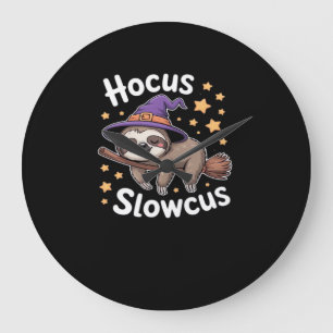 Relógio Grande Camiseta essencial de Halloween de preguiça engraç