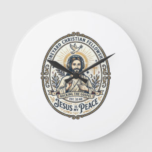 Relógio Grande Camiseta Gráfica Estética Jesus Lo Fi Study Beats