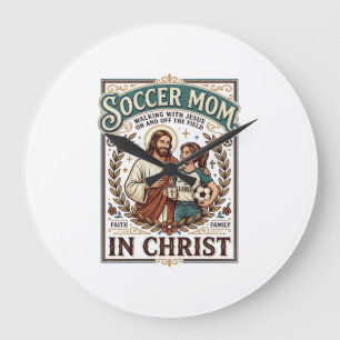 Relógio Grande Camiseta Vintage Jesus Volei Softbol Futebol Chr