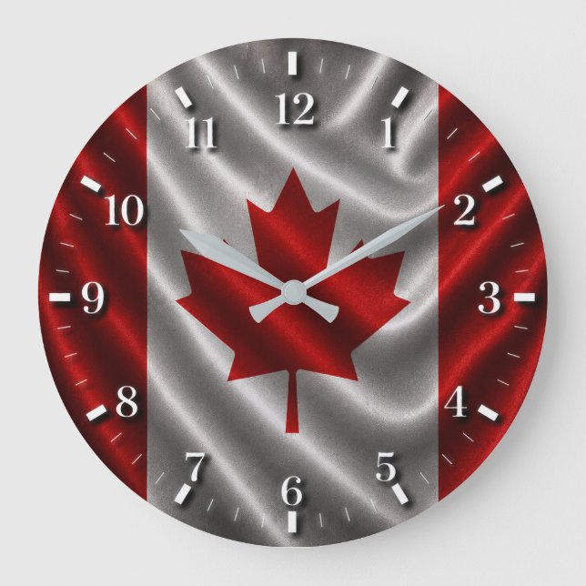 Relógio Grande Canada Flag Watch 2026 (Frente)